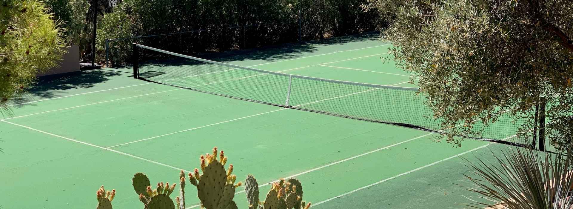 Green Tennis Court