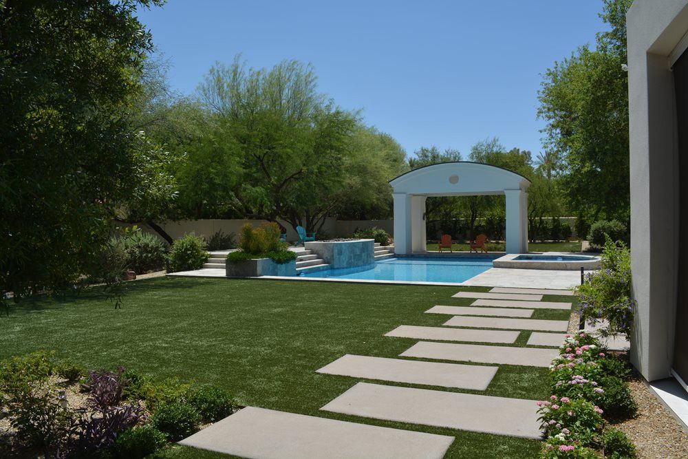 Tucson artificial grass landscaping