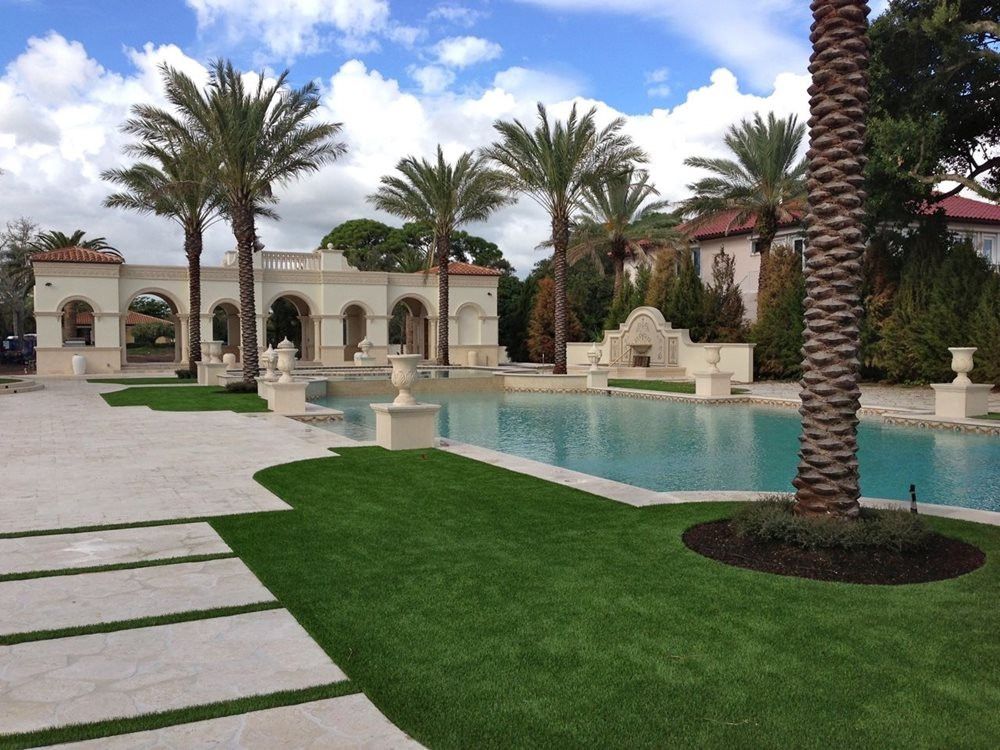 Tucson artificial grass landscaping for resorts and event spaces